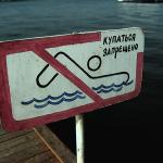купаться запрещено!